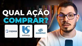 QUAL A MELHOR AÇÃO DE SANEAMENTO? SBSP3, SAPR4 OU CSMG3?