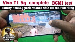 Vivo T1 5g bgmi (pubg) gaming test | battery Heating performance everything