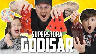 SUPER STORT GODIS vs MINI GODIS