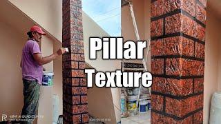 Pillar Texture Designs // Brick Style