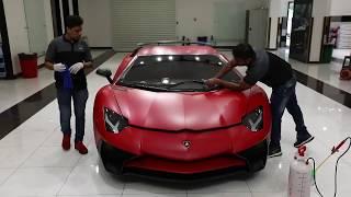 Lamborghini Aventador SV - Paint Protection Film & Window films by V-KOOL