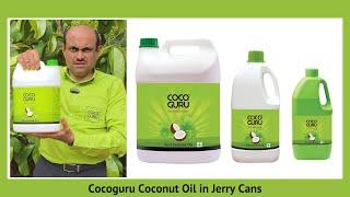 Cocoguru Coconut Oil in Jerry Cans