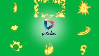 Cartoon Fire Pack Green Screen l 2D/Cartoon Fire Effects l Green Screen l Full HD