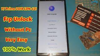 Huawei Y7 Prime 2018 (ldn-l21) Frp Bypass Without Pc (Without WiFi) 100% Working by waqas mobile