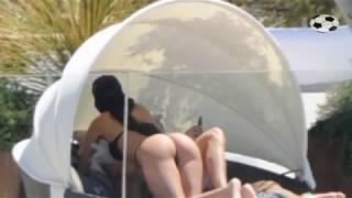 Cristiano Ronaldo & Georgina Rodriguez On The Beach ( Cristiano Ronaldo's New Girlfriend 2017 )