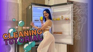 Housewife Body art suit how to make a kitchen? Transparent Haul See Through Try On