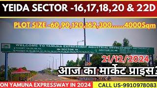 Yeida City Update Price Sector -16,17,18,19,20 & 22D | Total Plot 2009-2024 | current Resale Plots