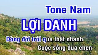 KARAOKE Lợi Danh Tone Nam | Nhan KTV