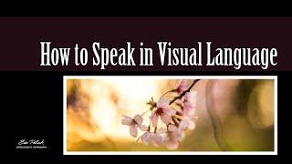 How to Speak in Visual Language