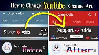 How To Change YouTube Channel Art | 2020