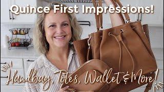 QUINCE | First Impressions! Handbags, Totes, Wallets & More! | GatorMOM