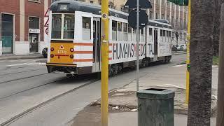 Tram Milano Linea 2 per P.le Negrelli in partenza da via Bernina