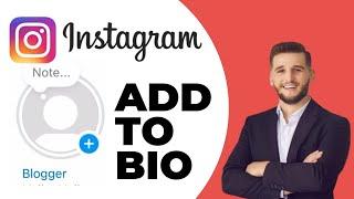 How to Add Blogger to Instagram Bio - FAST (2024)