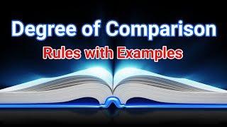 Degree of Comparison Sentences, Rules and Examples - English Sikho