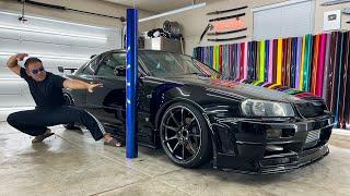 Wrapping my OWN DREAM CAR…R34 Skyline