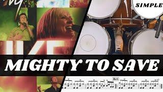 Simple Drums for Mighty To Save by Hillsong