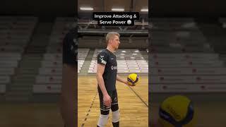 Improve Power of your attack & serve exercises #shorts #volleyball