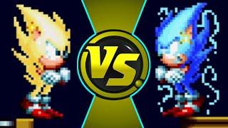 Super Sonic VS Lightning Speed Super Sonic