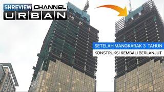 AKHIRNYA DI MULAI KEMBALI‼️ CRANE SUDAH AKTIF DI KONSTRUKSI GEDUNG KEMBAR INDONESIA ONE TOWER