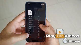 How to play mkv files in iphone | Open any video in iphone | No Pc Needed