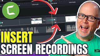 Add Screen Recordings to Voiceover | Camtasia 2024 Tutorial