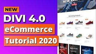 How to Create an eCommerce Website with Divi 4.0 and WordPress - ONLINE STORE 2020!