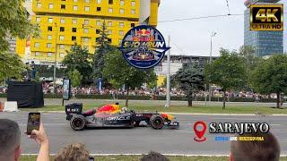 Red Bull Showrun Sarajevo 2024: David Coulthard's Spectacular RB7 - F1 Run! #f1 #formula1 #redbull