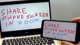 How to Share Phone's Screen in Zoom