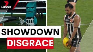 Willie Rioli targeted in racist online slur, Power mascot attacked in Showdown 56 | 7NEWS