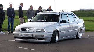 Cars leaving "Deutsche AutoFest" 2024- Widebody Kadett, 750i, Techart GT Street R, Corrado, Golf 1..