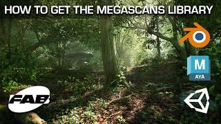 How to Get Megascans for all 3D Software