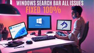 How To Fix Search Bar Crashing or Closing , keyboard Not Working In Search Bar In Windows 10/11.