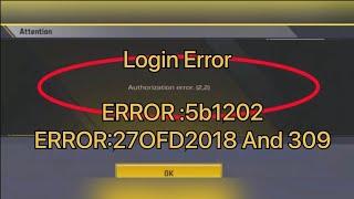 Unbelievable! CODM Login Error 5b1202, Error 270Fd2018 and 309 issue resolve in 2 mints