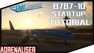 MSFS 2020 B787-10 Dreamliner Startup Tutorial + FMC + Autopilot 2022 German Anfänger