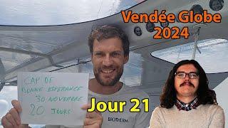 Vendée Globe 2024-2025 : Jour 21 Débrief (Meilhat, Richomme, Cousin, Bestaven...)