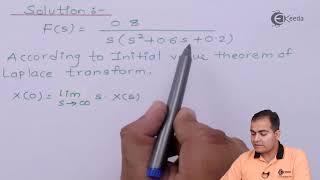 Initial Value And Final Value Theorem of Laplace Transform | Signals and Systems Problem 01