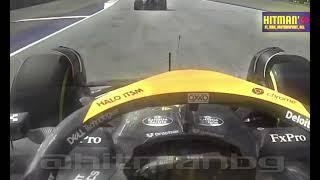 Max Verstappen and Lando Norris crash  | F1 2024 Austrian Grand Prix