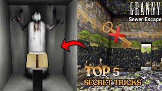 Top 5 New Secret Glitches in Granny | How to Escape Sewer Without Spider Key | Granny 1.8 Update