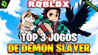 OS 3 MELHORES JOGOS de DEMON SLAYER no ROBLOX! #shorts