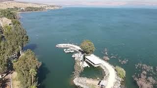 The Landscapes of the Sea of Galilee with Calming Music #drone#israel#nature#relax  #seaofgalilee