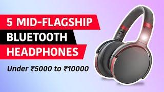 Best Headphones Under 5000 to 10000  in 2024 / Top 5 Active Noise Cancellation Bluetooth Headphones