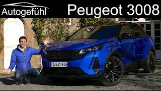 new Peugeot 3008 GT Facelift FULL REVIEW 2021 Hybrid PHEV Black Pack 225 hp - Autogefühl