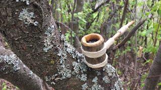 Making a Simple Wood Pipe - Easy Woodcarving Project