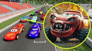 LIGHTNING MCQUEEN HAS BEEN STOLE! CAN A DRONE FIND AND CAPTURE ZOMBIE MCQUEEN? Gosha and Cheech.