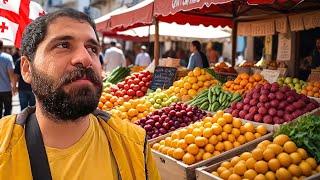 Very Interesting Street Market in Georgia l Will Surprise You! - Tbilisi ~186