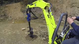 ERLING Micro Excavator - Auger Kit