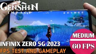 Infinix Zero 5G 2023 Genshin Impact Gameplay | Dimensity 920 Medium 60 Fps