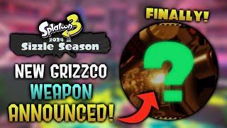 New Grizzco Weapon Revealed! - Splatoon 3 Sizzle Season