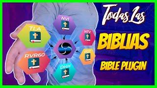 TODAS las BIBLIAS en el PLUGIN BIBLIA DE OBS | NTV,NVI,PDT,RVR60,TLA,DHH | Biblia OBS