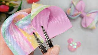 Magnificent and really Simple Ribbon Bow - How to make hair bow from ribbon 